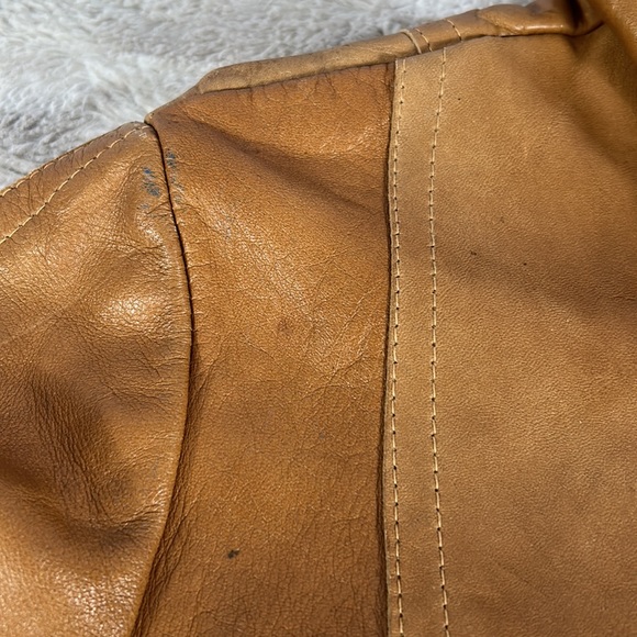 Galaxy leather goods, Vintage 70s custom made cropped leather jacket - Picture 9 of 12